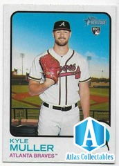 2022 Topps Heritage #280 Kyle Muller RC - Atlanta Braves